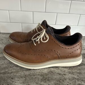 Cole Haan Men's Tan Oxford Shoes